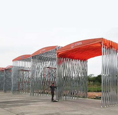 Tenda de estacionamento galvanizado de telha de aço para estiramento