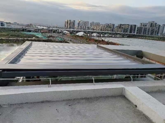 Operação de controle remoto Canopy elétrico para grandes inundações Sala de tenda móvel de armazenamento