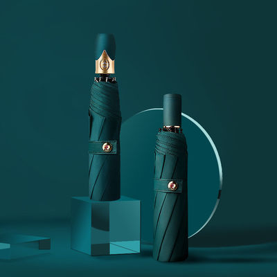 Estilo de design minimalista Automático Triple Fold Paraguas para Publicidade Impressão de logotipo