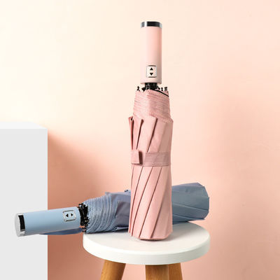 Homem de negócios grande 10 ossos guarda-chuva dupla com alça de milho e 190T tecido de nylon