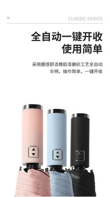 Homem de negócios grande 10 ossos guarda-chuva dupla com alça de milho e 190T tecido de nylon