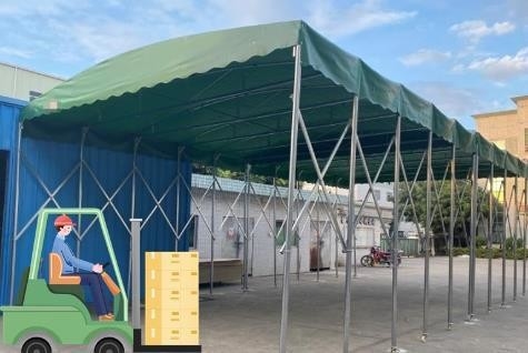 Canopy telescópico para grandes atividades de site de Rapong