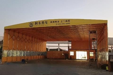 Canopy telescópico para grandes atividades de site de Rapong