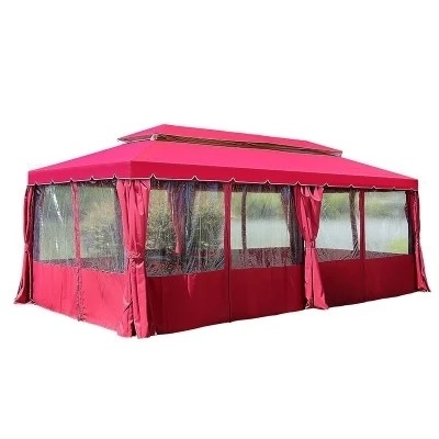 Painel Pongee Área exterior romana Telhado Restaurante Yurt Publicidade Grandes bancas pátio guarda-chuva Tenda