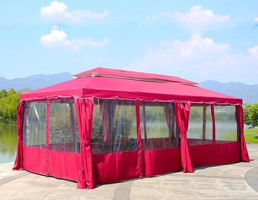 Painel Pongee Área exterior romana Telhado Restaurante Yurt Publicidade Grandes bancas pátio guarda-chuva Tenda