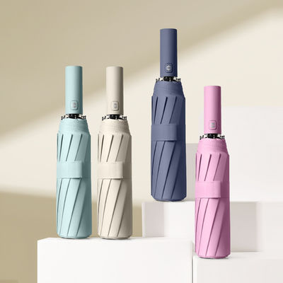 Guarda-sol automaticamente dobrável de vinil grande 12k para proteção solar e publicidade