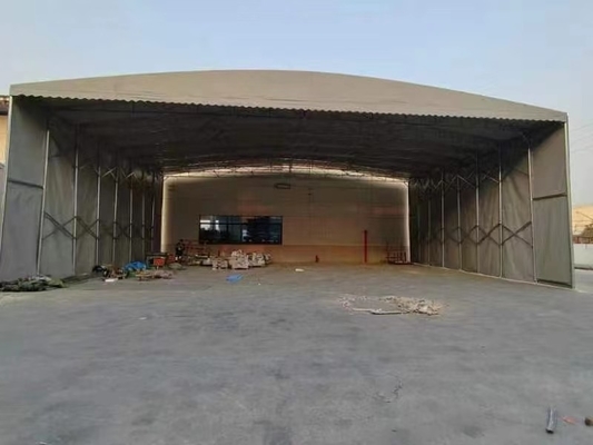 Tenda de caravana de garagem dobrável com controle remoto