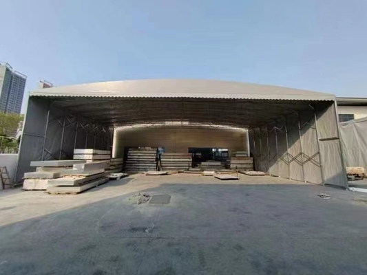 Tenda de caravana de garagem dobrável com controle remoto