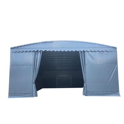 Tenda de telhado para eventos de 200 lugares com impressão personalizada e moldura de aço galvanizado