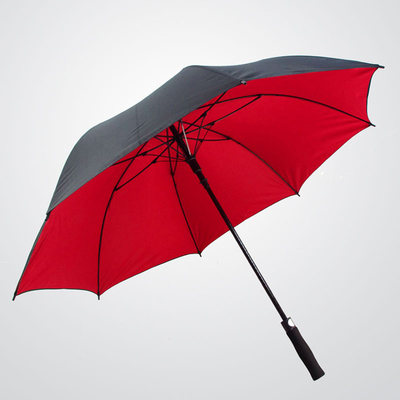 Um guarda-chuva de golfe personalizado à prova de vento Auto-abre Extra Longa Paraguas 190T Ponegee Tecido
