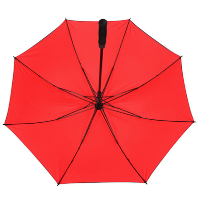 Um guarda-chuva de golfe personalizado à prova de vento Auto-abre Extra Longa Paraguas 190T Ponegee Tecido