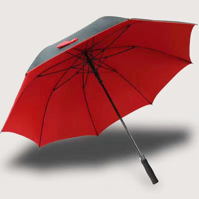 Minimalista Design estilo Auto aberto 30 polegadas resistente ao vento Pongee guarda-chuva de golfe com logotipo de impressão