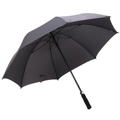 Minimalista Design estilo Auto aberto 30 polegadas resistente ao vento Pongee guarda-chuva de golfe com logotipo de impressão