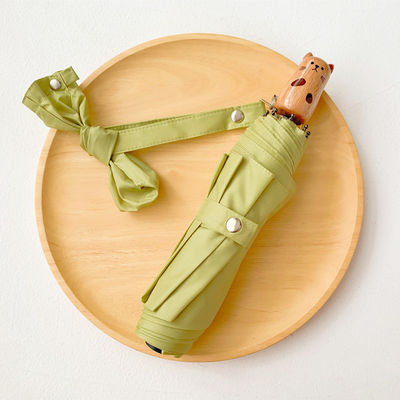 Diâmetro aberto 98cm guarda-chuva estilo japonês gato Shiba Inu Design com proteção UV