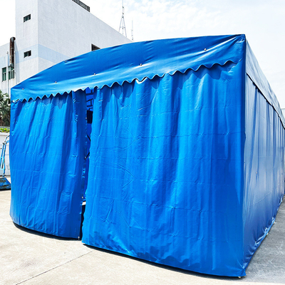 Tenda dobrável exterior retrátil para armazenamento de grande comprimento claro e impressão personalizada