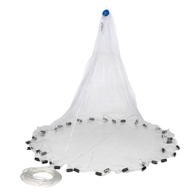 Rede de fundição de fibras monofilamentosas de nylon com dois nós de 6FT para a pesca recreativa
