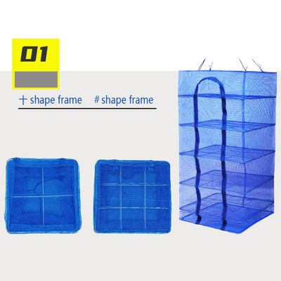 Rede de pesca dobrável de dois nós para peixes e camarões