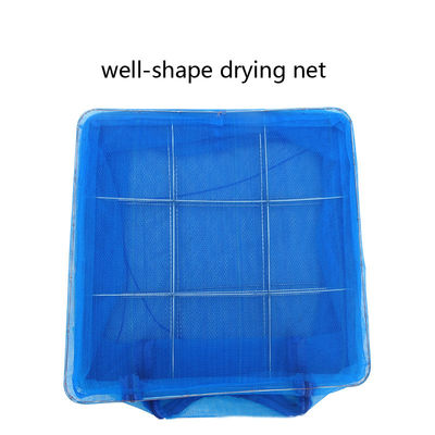 Rede de pesca dobrável de dois nós para peixes e camarões