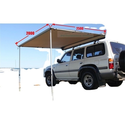 Tenda lateral de telhado de carro galvanizado de aço para acampamento e aventuras ao ar livre