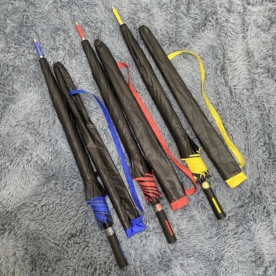 Guarda-chuva de golfe com costelas de fibra de vidro e logotipo personalizado