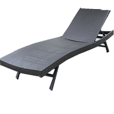 Cadeira de salão de rotina ao ar livre Balcão dobrável Cama reclinável para villa e cocô de natação