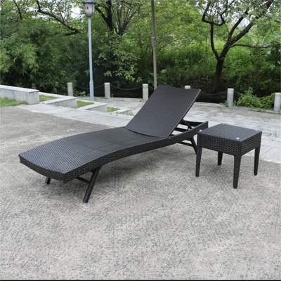 Cadeira de salão de rotina ao ar livre Balcão dobrável Cama reclinável para villa e cocô de natação