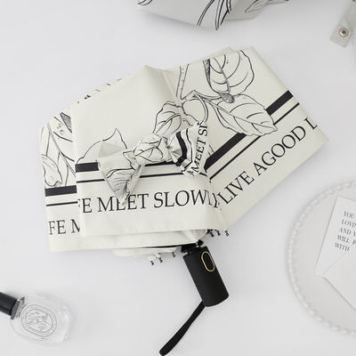 Dual Função Paraguas Francês para Mulheres Automático Dobrável Protetor Solar e Proteção da Chuva