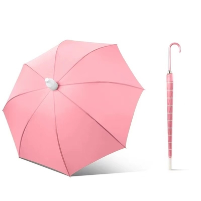 Companheiro de viagem guarda-chuva recta com capa de manga de plástico anti-gotejamento