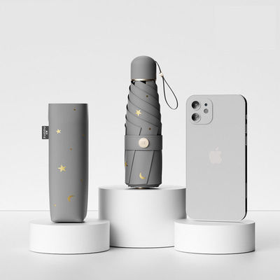 Proteção UV Mulheres chuva e sol Duplo guarda-sol Vinyl guarda-chuva com controle manual