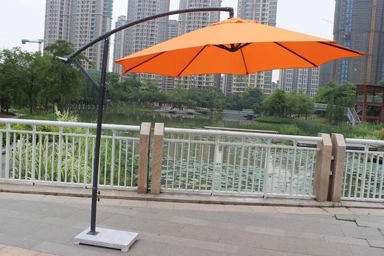 Sombrinha de jardim para o exterior Mobiliário de jardim romano de telhado duplo guarda-chuva de jardim com 36 kg de peso