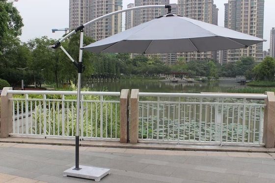 Sombrinha de jardim para o exterior Mobiliário de jardim romano de telhado duplo guarda-chuva de jardim com 36 kg de peso