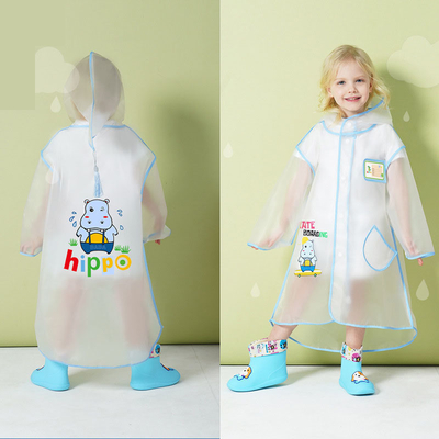 Poncho de desenho animado de Dinossauro Pequeno para alunos do ensino fundamental