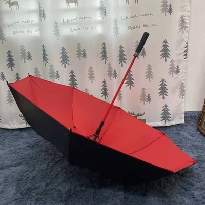 Logotipo personalizado guarda-chuva de golfe à prova de vento com tecido de nylon 190T e tamanho 8k 27inch