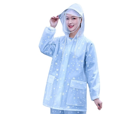 Cores personalizadas Rainwear Vestido de chuva feminino e calças de chuva impermeáveis masculinas