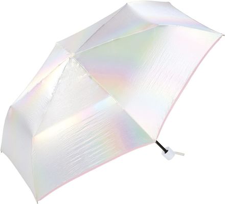 Um guarda-chuva imperdível para mulheres urbanas com proteção UV e design laser fino