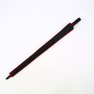 Adulto guarda-chuva de golfe vermelha personalizada com protecção solar impermeável e resistente ao vento