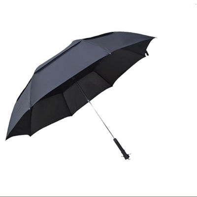 120cm de diâmetro aberto duas dobras de reforço automático chuva guarda-chuva de golfe para promoção