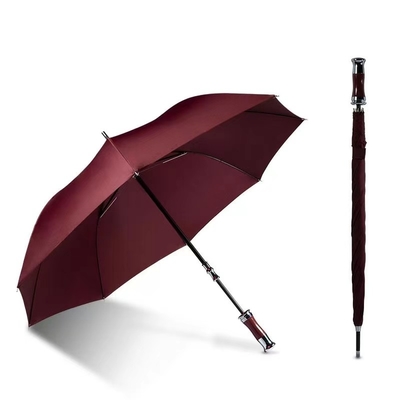 Um guarda-chuva à prova de vento de 120 cm com um design exclusivo de 8K de 24 polegadas