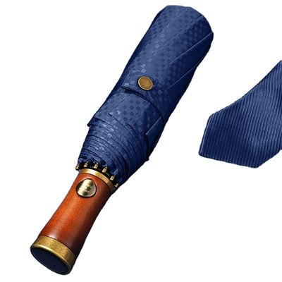 Logotipo personalizado Publicidade guarda-chuva Duplo à prova de vento Um clique aberto e amigável para viagens