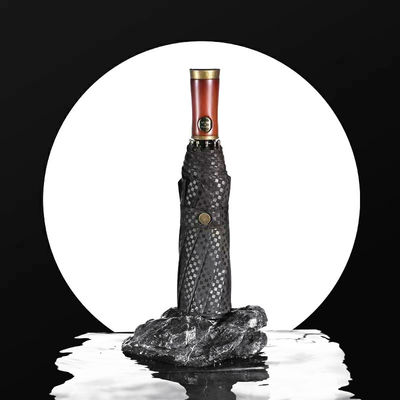 Logotipo personalizado Publicidade guarda-chuva Duplo à prova de vento Um clique aberto e amigável para viagens