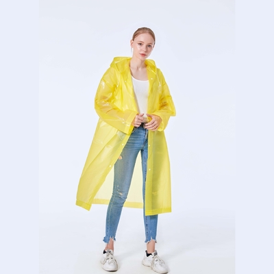Produtos de pesca 100% EVA tecido impermeável casaco de chuva com logotipo personalizado e moda leve