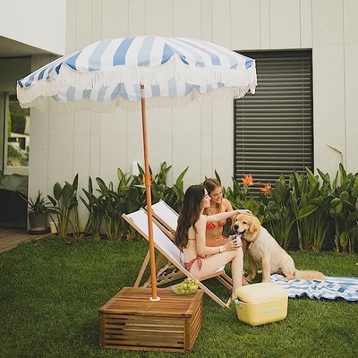 Large Pop Up Anti-UV portavel sombra de sol tenda de praia com logotipo personalizado moldura de fibra de vidro