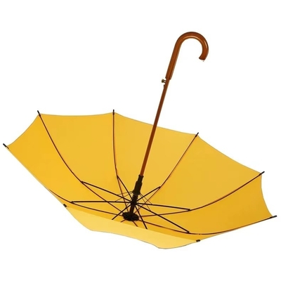 Presente de Negócios 8K 23 polegadas Fibra de vidro Quadro Ósseo Direito guarda-chuva com um-peça de manobra