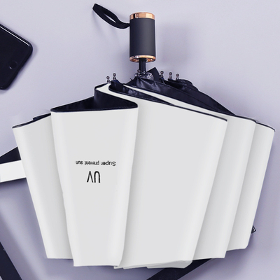 Logotipo personalizado de guarda-chuva dobrável para protetor solar e proteção contra chuva em todos os negócios climáticos