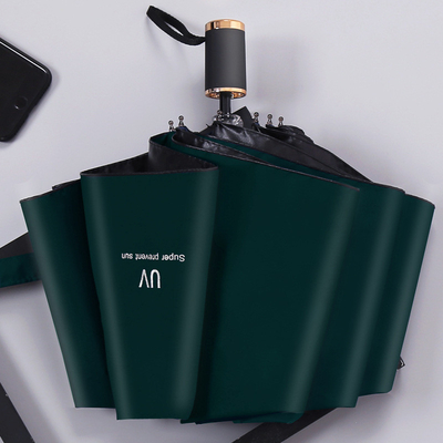 Logotipo personalizado de guarda-chuva dobrável para protetor solar e proteção contra chuva em todos os negócios climáticos