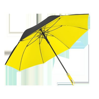 Um guarda-chuva de presente de negócios 27 polegadas 8k Fibra de vidro guarda-chuva de golfe com função de pendurar e logotipo