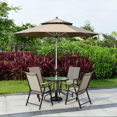 Estilo de design minimalista Sombra de jardim de alumínio para balcão