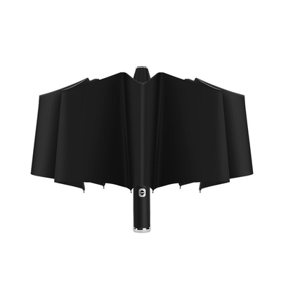 Logotipo personalizado Impressão de lanterna LED guarda-chuva de duas costelas e design à prova de vento anti-UV
