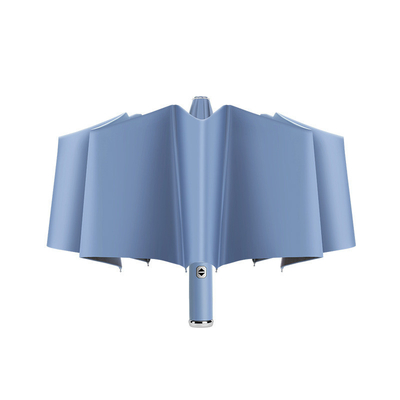 Logotipo personalizado Impressão de lanterna LED guarda-chuva de duas costelas e design à prova de vento anti-UV