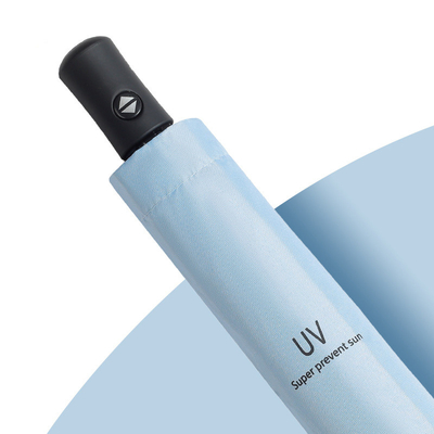 Plástico UV 3 dobras guarda-chuva aberta automática promoção logotipo personalizável guarda-chuva YLF com BSCI